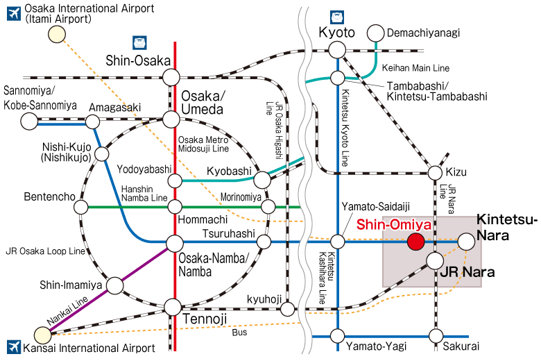 Access Route Map